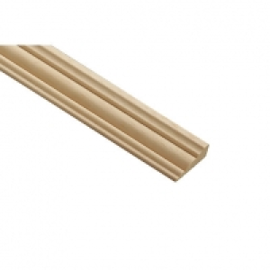 Wickes Light Hardwood Barrel Moulding 34 x 12 x 2400mm