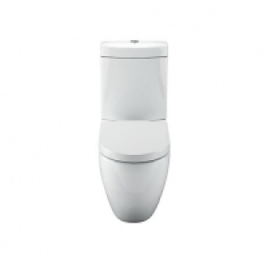 Wickes Trento Toilet Pan, Cistern with Soft Close Toilet Sea