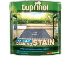 Cuprinol Anti-slip Deck Stain Urban Slate 2.5L &pound;27.99