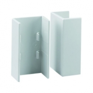 Wickes Mini Trunking Coupler White 25 x 16mm 2 Pack &pound;1.39