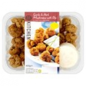 M Kitchen Garlic & Herb Mushrooms with Dip