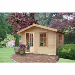 Shire Bucknells Log Cabin 12x8 with Assembly Service