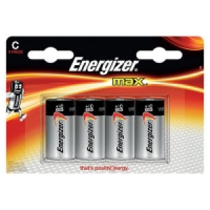 Energizer C4 Alkaline Battery Pack £6.49