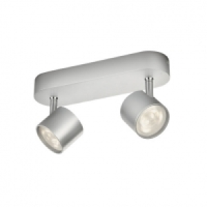 Philips Star LED 2 Bar Spotlight Aluminium £39.99