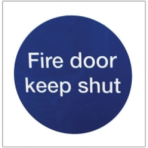 4FireDoors Fire Door Keep Shut Sign 70x70mm Pack 2 &pound;2.99