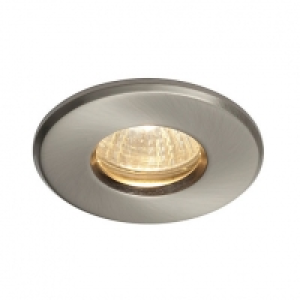 Storm Bathroom Downlight Fixed Satin Nickel