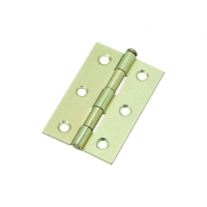 Wickes Loose Pin Butt Hinge Brass 76mm 2 Pack £2.74