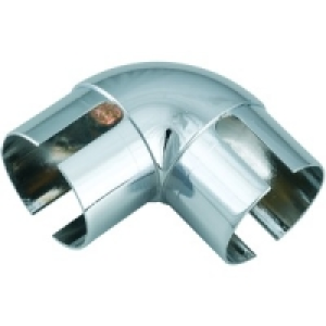 Wickes Chrome Handrail 90 Degree Elbow £6.99