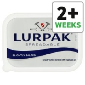 Lurpak Slightly Salted Spreadable 500G £3.25