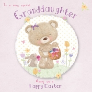 Easter Card - To a Very Special Granddaughter