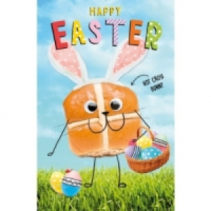 Easter Card - Hot Cross Bunny