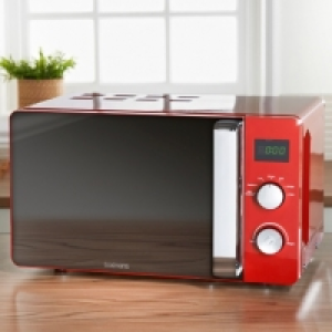 Goodmans Digital Microwave 20L Red &pound;39.99