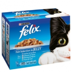 Felix Fish Selection In Jelly 12pk