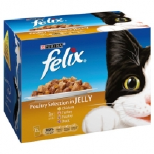 Felix Poultry Selection In Jelly 12 x 100g Pouches