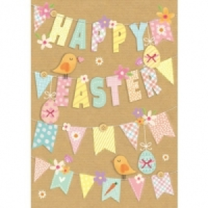 Easter Card - Easter Bunting &pound;0.15