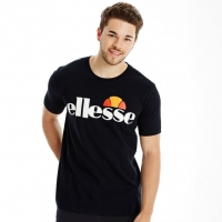 tofs  Ellesse Logo T-shirt Black