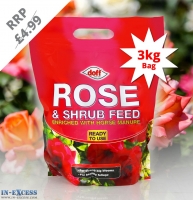 InExcess  Doff Rose & Shrub Feed Enriched with Horse Manure 3kg Ready 