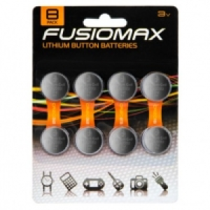 Fusionmax, Lithium Cell, 8 Pack £1.00