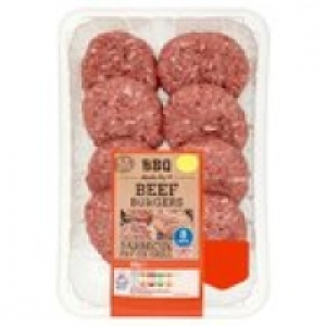 Morrisons BBQ Made By Us Beef Burgers