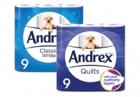 Budgens  Andrex White, Quilts