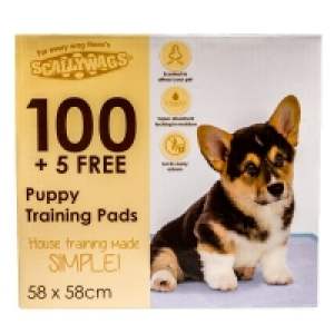 Puppy Training Pad 100 Pack + 5 Free £9.99
