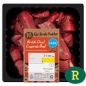 Morrisons British Lean Diced Casserole Beef (