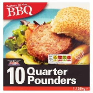 Iceland  Stateside Diner 10 Quarter Pounders 1.135kg