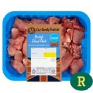 Morrisons British Lean Diced Pork (R)