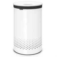 RobertDyas  Brabantia Laundry Bin with Plastic Lid 60L, White