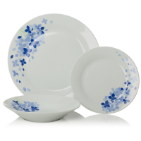 RobertDyas  Sabichi 12-Piece Anabella Hydrangea Porcelain Dinner Set