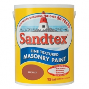 Sandtex Textured Masonry Brick Red 5L £30.99