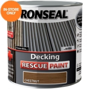 Ronseal Decking Rescue Paint Chestnut 2.5L £23.99