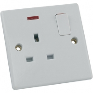 Schneider Ultimate 13AMP Switched Socket & Neon 1 Gang £2.00