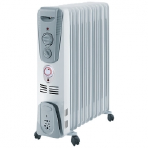 Rhino 2.5kw Manual Oil Heater White £49.99