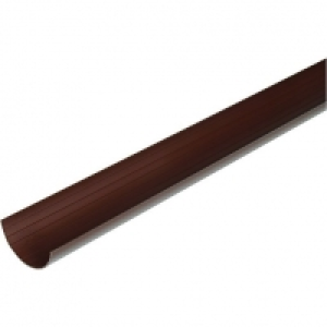 Wickes Brown Miniline Gutter Length 2000mm £4.39