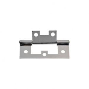 Wickes Flush Hinge Chrome Plated 63mm 2 Pack £3.11