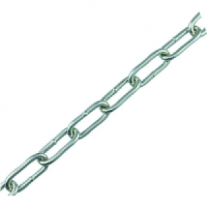 Wickes Zinc Plated Steel Welded Chain 5x35x2000mm &pound;9.99