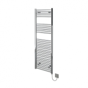 Kudox Electric Towel Radiator 500 x 1500mm Flat Chrome
