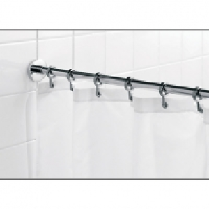Croydex Luxury Round Shower Curtain Rail
