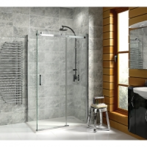 Wickes Single Slider Rectangular Frameless Roller Enclosure