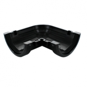 Wickes Black Miniline Gutter 90 Deg Bend £3.49