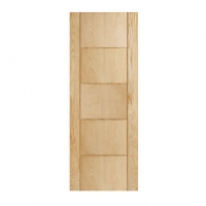 Wickes Thame Internal Oak Veneer Door 5 Panel 1981 x 762mm