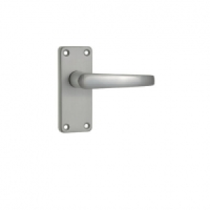 Wickes Contract Latch Handle Satin Aluminium