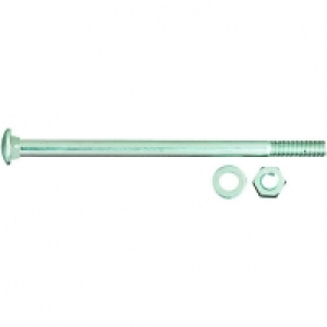 Wickes Carriage Bolt Nut & Washer M10x180mm Pack 2