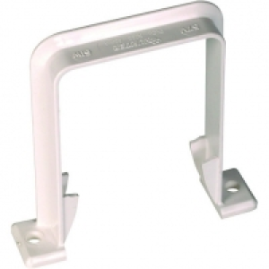 Wickes White Squareline Downpipe Bracket &pound;0.92