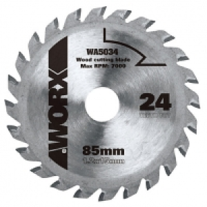 Worx WA5034 24T Tct Saw Blade 85mm
