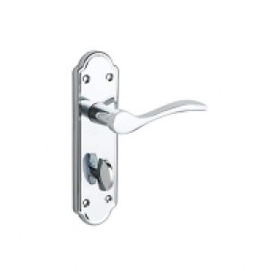 Wickes Romano Bathroom Handle Polished Chrome Finish £18.49