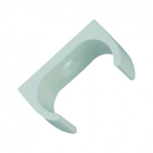 Wickes Oval Conduit Clip White 20mm 5 Pack