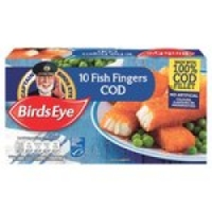 Birds Eye 10 Cod Fish Fingers £2.00