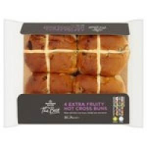 Morrisons The Best Extra Fruity Hot Cross Bun £1.00